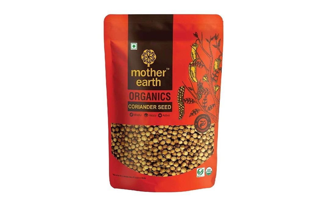 Mother Earth Organics Coriander Seed    Pack  100 grams